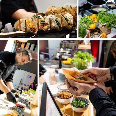 catering raut buffet Praha dovoz live cooking